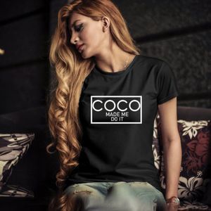 Luxury coco Logo Unisex Black White T-Shirt